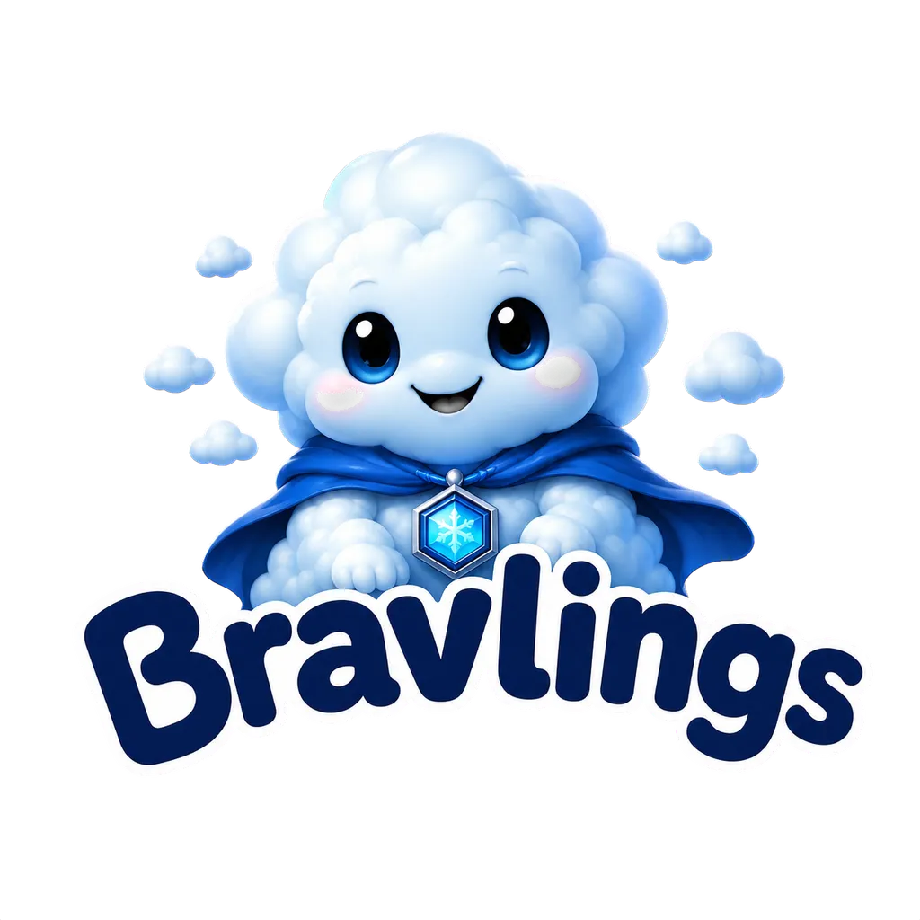 Добрый Bravling поддерживает ребёнка